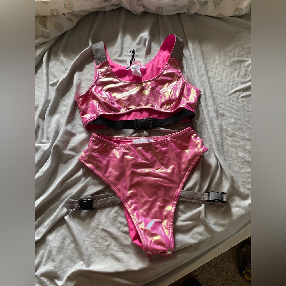 Pink 2 piece. Never worn